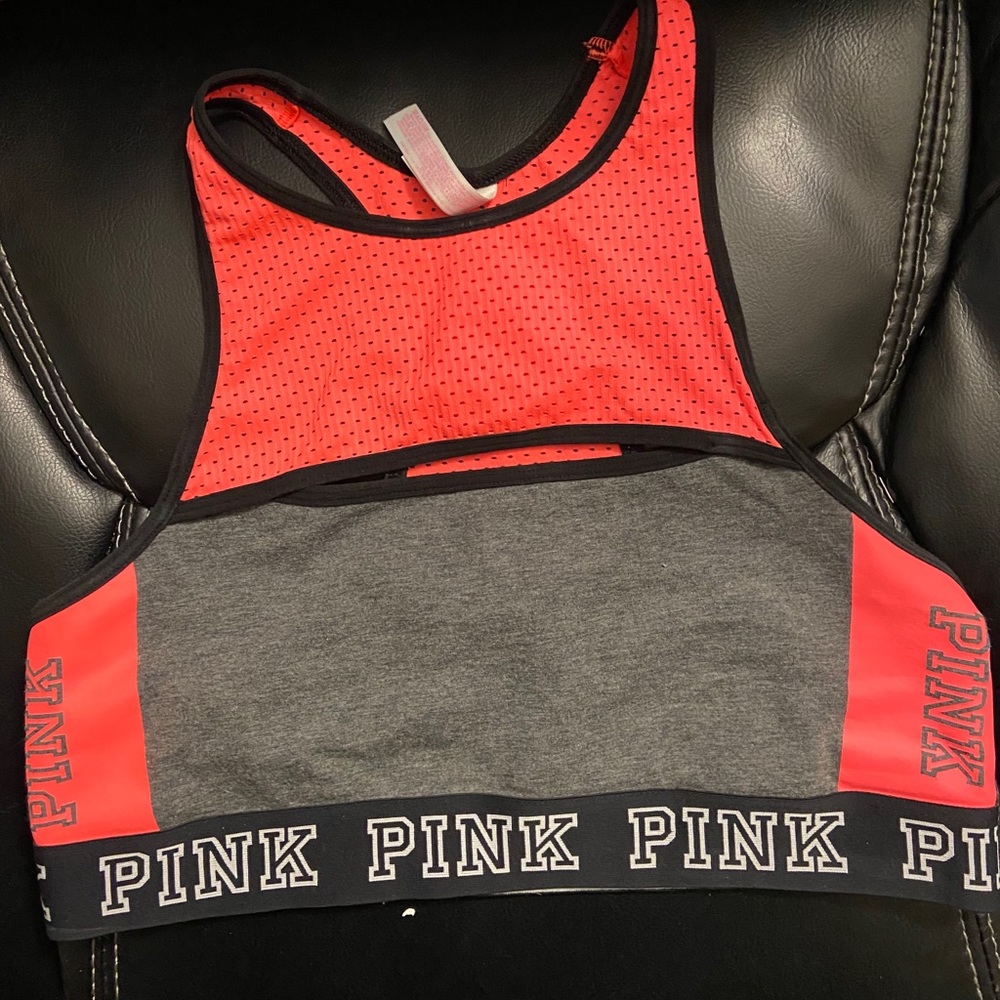 Pink Victoria’s Secret Sports Bra size Large